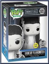Bride Of Frankenstein (Glows In The Dark) from Universal Monsters - Pop! Digital manufactured by Funko [Front]