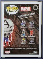Captain America (Poison) from Venom - Pop! Vinyl Figures manufactured by Funko [Back]