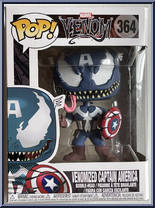 Captain America (Venomized) from Venom - Pop! Vinyl Figures manufactured by Funko [Front]