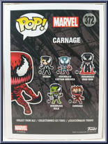 Carnage (Blades) from Venom - Pop! Vinyl Figures manufactured by Funko [Back]