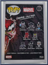 Carnage (Carla Unger) from Venom - Pop! Vinyl Figures manufactured by Funko [Back]