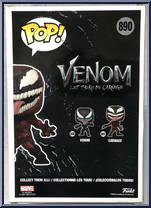 Carnage (10" Scale) from Venom - Venom Let There Be Carnage Pop! manufactured by Funko [Back]