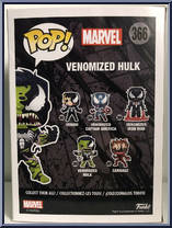 Hulk (Venomized) from Venom - Pop! Vinyl Figures manufactured by Funko [Back]
