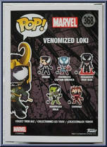 Loki (Venomized) from Venom - Pop! Vinyl Figures manufactured by Funko [Back]