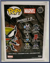 X-23 (Venomized) from Venom - Pop! Vinyl Figures manufactured by Funko [Back]
