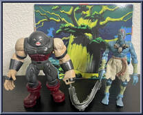Juggernaut vs. Dhalsim from Video Game Super Stars Presents - X-Men vs. Street Fighter - Series 2 manufactured by Toy Biz [Loose]