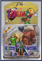 Link & Epona from Video Game Super Stars Presents - Legend of Zelda - Ocarina of Time manufactured by Toy Biz [Front]