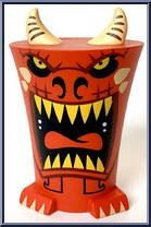 Carnotaurus (Red) from Vinylmation - Park Starz - Series 2 manufactured by Disney [Loose]