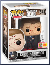 Chris Hardwick (Bloody) (Talking Dead) from Walking Dead - Pop! Vinyl Figures manufactured by Funko [Front]