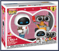 Eve & Wall-E (Valentine) from Wall-E - Pocket Pop! manufactured by Funko [Front]