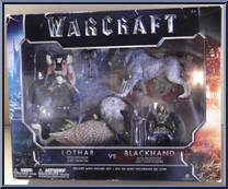 Lothar (with Gryphon) vs Blackhand (with Frostwolf) Action Figure