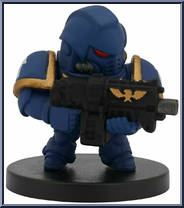 Ultramarines Primaris Intercessor from Warhammer 40,000 - Chibi manufactured by Bandai [Loose]