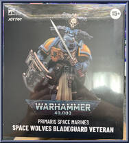 Bladeguard Veteran from Warhammer 40,000 - Space Wolves manufactured by JoyToy [Front]