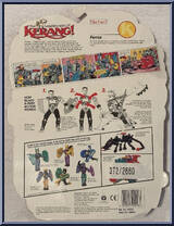 Ferrox from Warriors of Kerang! - Basic Series manufactured by Bluebird Toys [Back]