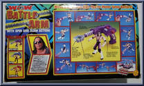 Bret Hart from WCW - Battle Arm manufactured by Toy Biz [Back]
