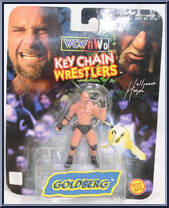 Goldberg from WCW - Key Chain Wrestlers manufactured by Toy Biz [Front]