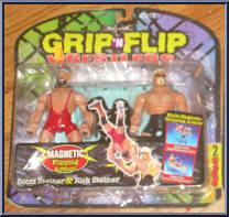 Scott Steiner & Rick Steiner from WCW - Grip 'N Flip manufactured by Toy Biz [Front]