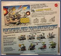 Armed Force from Wheeled Warriors - Lightning League manufactured by Mattel [Back]