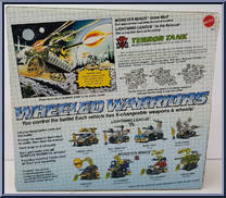 Terror Tank from Wheeled Warriors - Monster Minds manufactured by Mattel [Back]