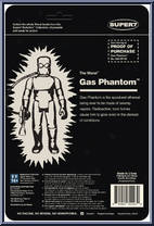 Gas Phantom from Worst - Monster Glow manufactured by Super7 [Back]