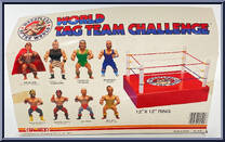 Super Sam and Tennessee vs. The Masked Devils from Wrestlers of the World - World Tag Team manufactured by Sparkle [Back]