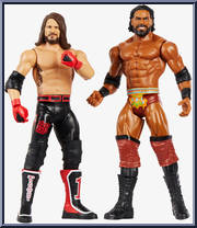 AJ Styles / Jinder Mahal from WWE Battle Packs - Series 59 manufactured by Mattel [Loose]