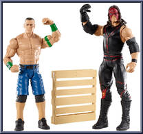 John Cena vs. Kane from WWE Battle Packs - Series 19 manufactured by Mattel [Loose]