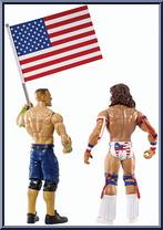 John Cena & Ultimate Warrior from WWE Battle Packs - Series 31 manufactured by Mattel [Loose]