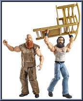 Luke Harper & Erick Rowan from WWE Battle Packs - Series 28 manufactured by Mattel [Loose]