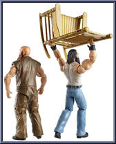 Luke Harper & Erick Rowan from WWE Battle Packs - Series 28 manufactured by Mattel [Loose]