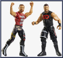 Kevin Owens / Sami Zayn from WWE Battle Packs - Series 58 manufactured by Mattel [Loose]