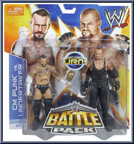 C.M. Punk vs. Undertaker from WWE Battle Packs - Series 25 manufactured by Mattel [Front]