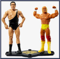 Andre the Giant vs Hulk Hogan from WWE Championship Showdown - Series 10 manufactured by Mattel [Loose]