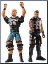 Kevin Owens vs Stone Cold Steve Austin from WWE Championship Showdown - Series 20 manufactured by Mattel [Loose]