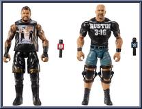 Kevin Owens vs Stone Cold Steve Austin from WWE Championship Showdown - Series 20 manufactured by Mattel [Loose]