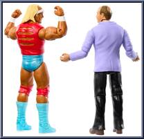 Mean Gene Okerlund & Hulk Hogan from WWE Championship Showdown - Series 19 manufactured by Mattel [Loose]