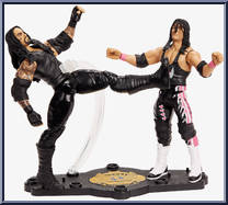 Undertaker vs Bret Hit Man Hart from WWE Championship Showdown - Series  8 manufactured by Mattel [Loose]