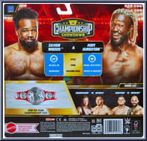 Xavier Woods / Kofi Kingston from WWE Championship Showdown - Series 13 manufactured by Mattel [Back]