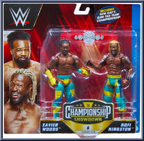Xavier Woods / Kofi Kingston from WWE Championship Showdown - Series 13 manufactured by Mattel [Front]