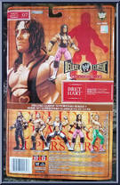 Bret "Hit Man" Hart from WWE Classic Superstars - Deluxe - Series 7 manufactured by Jakks Pacific [Back]