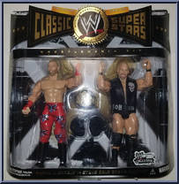 Shawn Michaels vs. Stone Cold Steve Austin from WWE Classic Superstars - Exclusives manufactured by Jakks Pacific [Front]