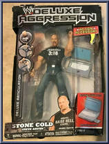 Stone Cold Steve Austin from WWE Deluxe Aggression - Series 13 manufactured by Jakks Pacific [Front]
