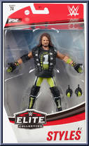 AJ Styles from WWE Elite Collection - Series  74 manufactured by Mattel [Front]