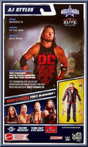 AJ Styles from WWE Elite Collection - Wrestlemania 38 manufactured by Mattel [Back]