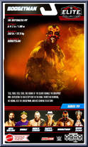 Boogeyman (Red Face Paint) (Chase) from WWE Elite Collection - Series  99 manufactured by Mattel [Back]