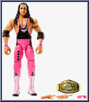 Bret "Hit Man" Hart (Black Shirt) from WWE Elite Collection - Series  94 manufactured by Mattel [Loose]