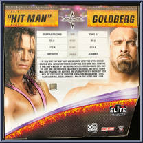 Bret "Hit Man" Hart / Goldberg from WWE Elite Collection - 2-Packs manufactured by Mattel [Back]