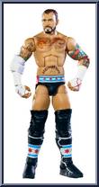 CM Punk from WWE Elite Collection - Series  11 manufactured by Mattel [Loose]