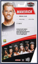 Drake Maverick from WWE Elite Collection - Series  78 manufactured by Mattel [Back]