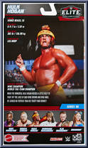 Hulk Hogan from WWE Elite Collection - Series  96 manufactured by Mattel [Back]